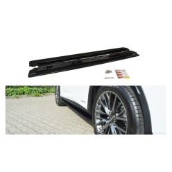 Diffuser Lexus RX IV Side Skirts Gloss Black
