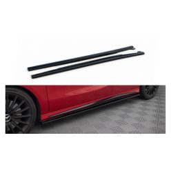   Diffuser Mercedes-Benz A W176 CLA 117 AMG CLA 117 AMG LINE Facelift Side Skirts Gloss Black
