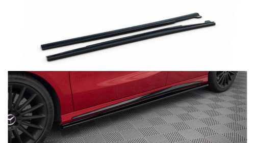 Diffuser Mercedes-Benz A W176 CLA 117 AMG CLA 117 AMG LINE Facelift Side Skirts Gloss Black