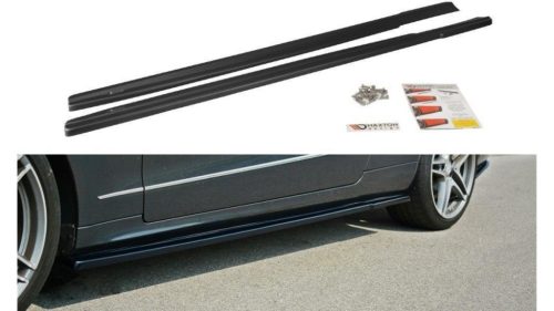 Maxton Design Küszöbtoldat Mercedes-Benz E W212 (Standard) – Fényes Fekete