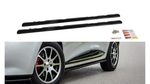 Diffuser Renault Clio IV Side Skirts Gloss Black