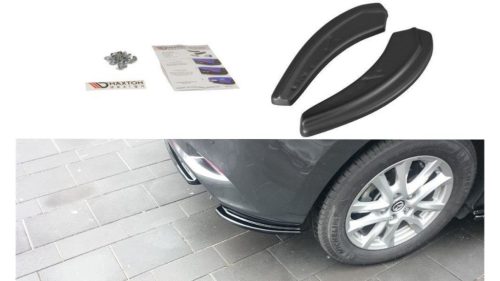 Splitter Mazda 3 III Facelift Rear Side Gloss Black