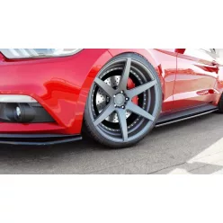   Maxton Design Küszöbtoldat Ford Mustang Mk6 (2015–) – Fényes Fekete