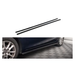 Diffuser Mazda 3 III Facelift Side Skirts Gloss Black