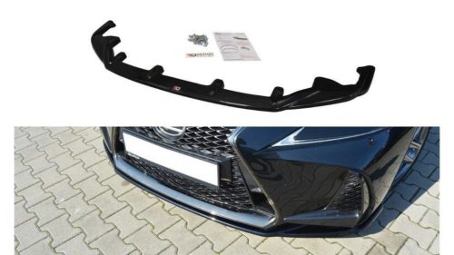 Splitter Lexus IS III Facelift F-Sport Front v.1 Gloss Black