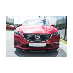  Maxton Design Első Toldat / Splitter Mazda 6 Mk3 Facelift (2018–) – Fényes Fekete