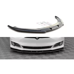   Maxton Design Első Toldat / Splitter Tesla Model S Facelift (2016–) – Fényes Fekete