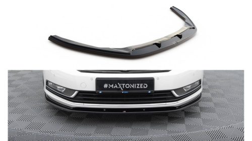 Splitter Volkswagen Passat B7 R-Line Front v.1 Gloss Black
