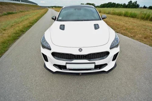 Maxton Design Első Toldat / Splitter Kia Stinger GT / GT-Line (2017–) – Fényes Fekete