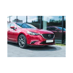   Maxton Design Első Toldat / Splitter Mazda 6 Mk3 Facelift (2018–) – Fényes Fekete