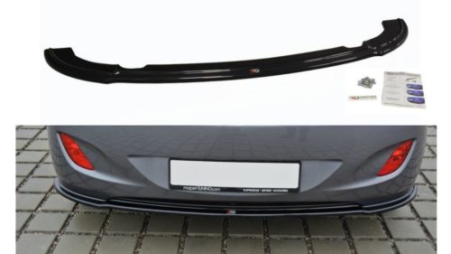 Splitter Hyundai i30 II Rear Central Gloss Black