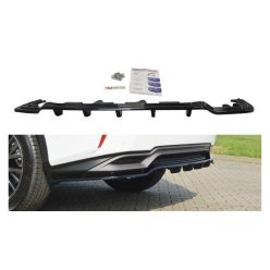   Splitter Lexus RX IV H Rear Central with Diffuser Gloss Black