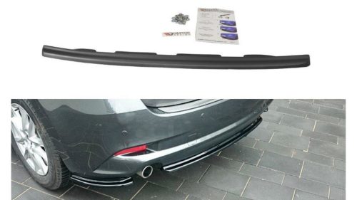 Splitter Mazda 3 III Facelift Rear Central without Diffuser Gloss Black