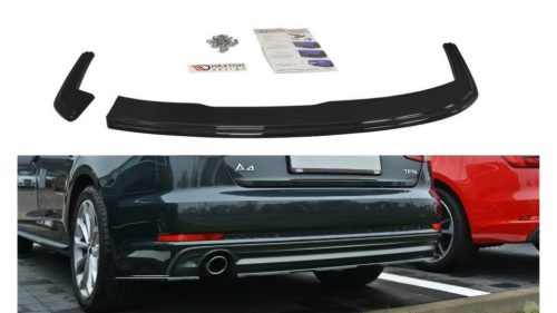 Splitter Audi A4 B9 S-Line Rear Gloss Black