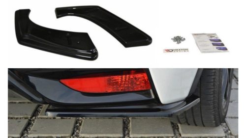 Splitter Honda Civic IX Facelift Rear Side Gloss Black