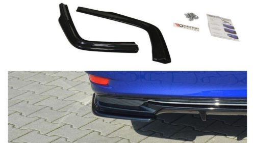 Splitter Lexus GS IV Facelift Rear Side Gloss Black