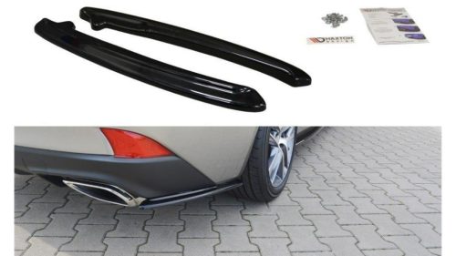 Splitter Lexus IS III Facelift T Rear Side Gloss Black