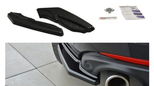 Splitter Renault Laguna III Rear Side Gloss Black