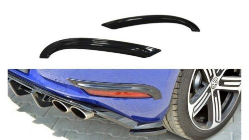 Fog Light Covers Volkswagen Golf 7 Facelift R Rear Gloss Black
