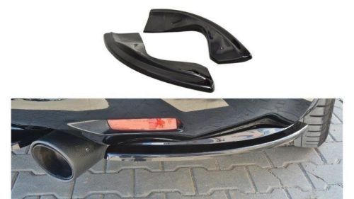 Splitter Infiniti QX70 Rear Side Gloss Black