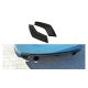 Splitter Subaru Impreza III WRX STI Rear Side Gloss Black