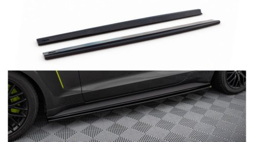 Diffuser Ford Mustang VI GT Side Skirts Gloss Black
