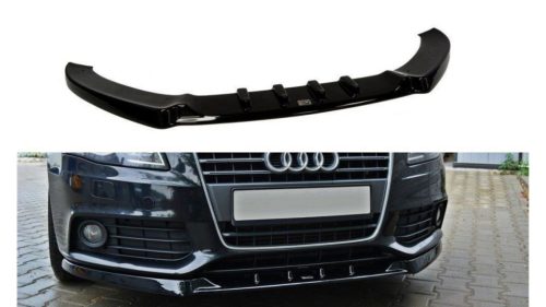 Splitter Audi A4 B8 Front v.1 Gloss Black