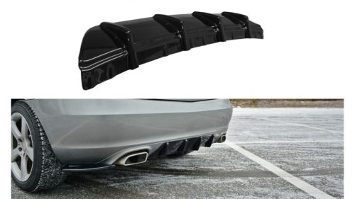 Maxton Design Hátsó Kötény / Diffúzor Mercedes-Benz SLK R172 (2011–2016) – Fényes Fekete