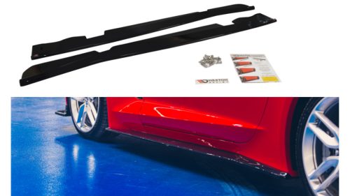 Diffuser Chevrolet Corvette C7 Side Skirts Gloss Black