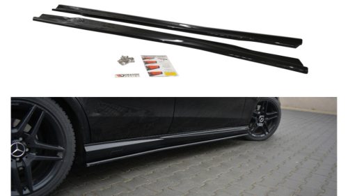 Maxton Design Küszöbtoldat Mercedes-Benz E63 AMG W212 (2013–2016) – Fényes Fekete