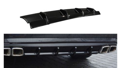 Maxton Design Hátsó Kötény / Diffúzor Mercedes-Benz E63 AMG W212 – Fényes Fekete