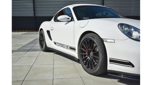 Diffuser Porsche Cayman S 987C Side Skirts Gloss Black