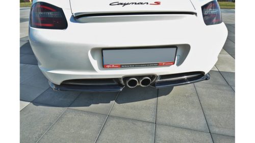 Splitter Porsche Cayman S 987C Rear Side Gloss Black
