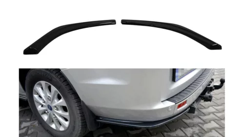 Maxton Design Hátsó Sarokelemek Ford Transit Custom Facelift (2018–) – Fényes Fekete
