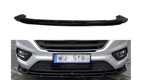 Maxton Design Első Toldat / Splitter Ford Transit Custom Facelift (2018–) – Fényes Fekete