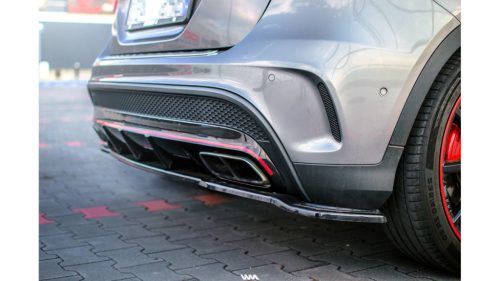 Splitter Mercedes-Benz GLA 45 AMG SUV (X156) Rear Central without Diffuser Gloss Black