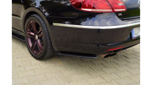 Splitter Volkswagen CC R-LINE Rear Side Gloss Black