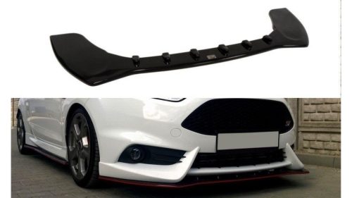 Splitter Ford Fiesta VII Facelift ST Front for bumper Maxton Design Gloss Black
