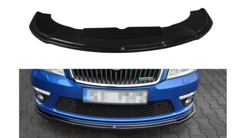 Splitter Skoda Octavia II Facelift RS Front v.2 Gloss Black