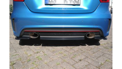 Splitter Mercedes-Benz A W176 AMG-LINE Rear Central without Diffuser Gloss Black