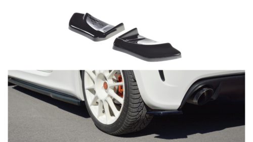 Splitter Fiat 500 Abarth I Rear Side Gloss Black