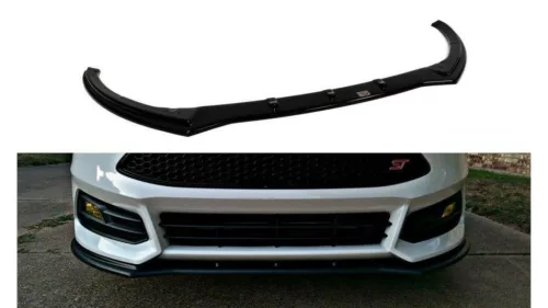 Maxton Design Első Toldat / Splitter Ford Focus ST Mk3 Facelift (2015–2018) – Fényes Fekete