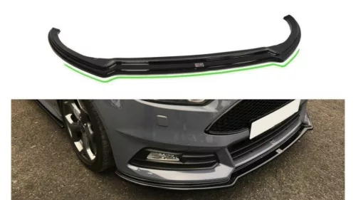 Maxton Design Első Toldat / Splitter Ford Focus ST Mk3 Facelift (2015–2018) – Fényes Fekete