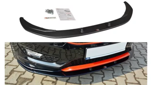 Maxton Design Első Toldat / Splitter Ford Focus ST-Line Mk3 Facelift (2018–) – Fényes Fekete