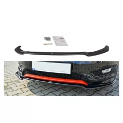   Maxton Design Első Toldat / Splitter Ford Focus ST-Line Mk3 Facelift (2018–) – Fényes Fekete