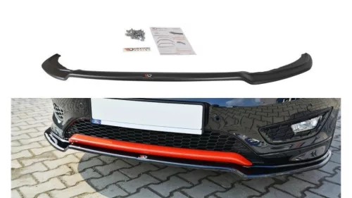 Maxton Design Első Toldat / Splitter Ford Focus ST-Line Mk3 Facelift (2018–) – Fényes Fekete