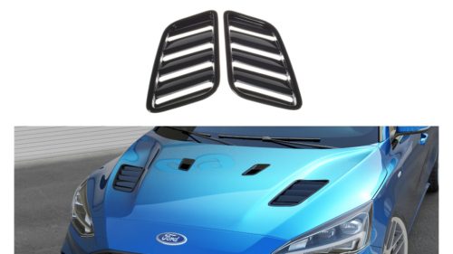 Bonnet Vents Ford Focus ST-Line I STV Bigger Gloss Black