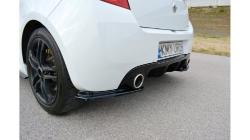 Splitter Renault Clio III RS Facelift Rear Side Gloss Black
