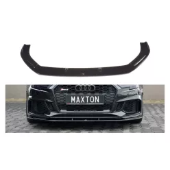   Maxton Design Első Toldat / Splitter Audi RS3 8V Facelift Sportback (2017–2020) – Fényes Fekete