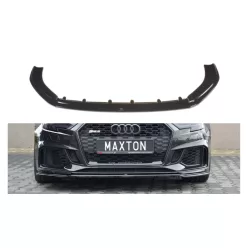   Maxton Design Első Toldat / Splitter Audi RS3 8V Facelift Sportback – Fényes Fekete